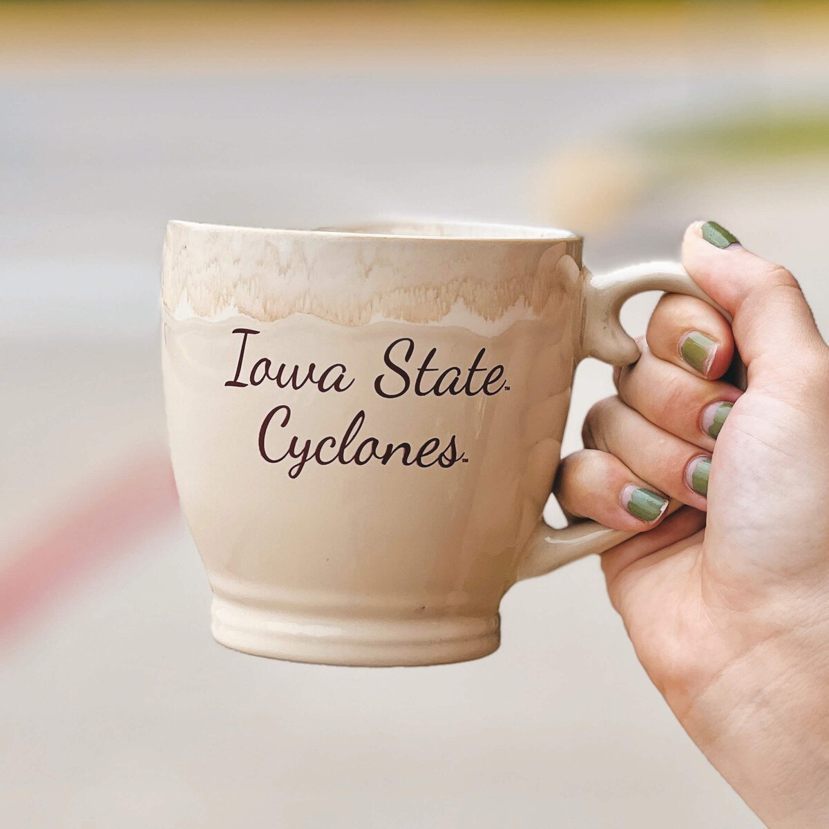 Iowa State Cyclones Kedzie Cream Ceramic Mug (17oz)